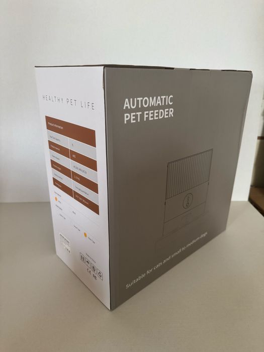 Hranitor automat câini/pisici 5L cu cameră video /aplicație pe telefon