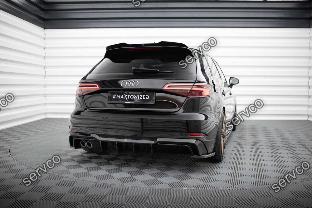 Prelungire difuzor bara spate Audi A3 S-Line Sportback 8V Facelift 2016-2020 v31 - Maxton Design