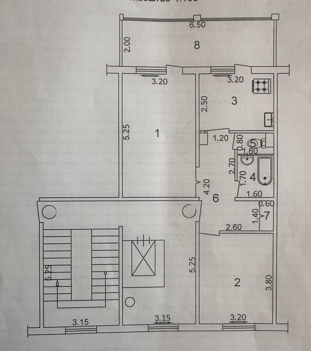 Продажа 2х комнатная на Карасу -6