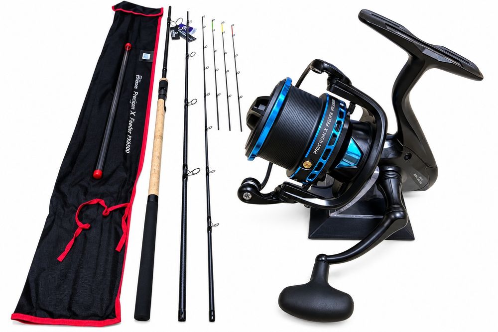 Feeder PRO FL Strategist X Ultra Pro Distance Competition 3.90 180g + Mulineta PRO FL Precision X Feeder PX6500 11+1 Rulmenți NEW 2026