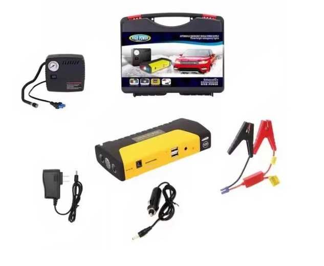 Комплект компресор и стартерна батерия за кола High Power Jump Starter