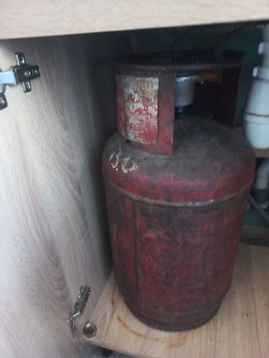 Газовый балон. Маленки