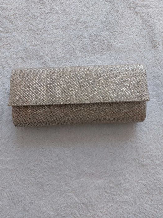 Дамска официална златна чанта