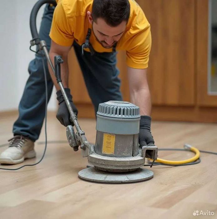 Шлифовка паркета / Реставрация пола без пыли, shlifovka pol parket