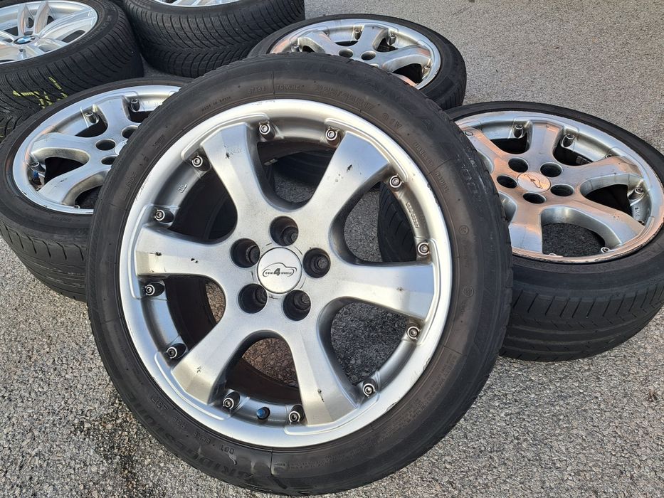 5х100/17 с гуми VW Ауди Шкода Сеат Субару 5x100/17 Audi Skoda Seat