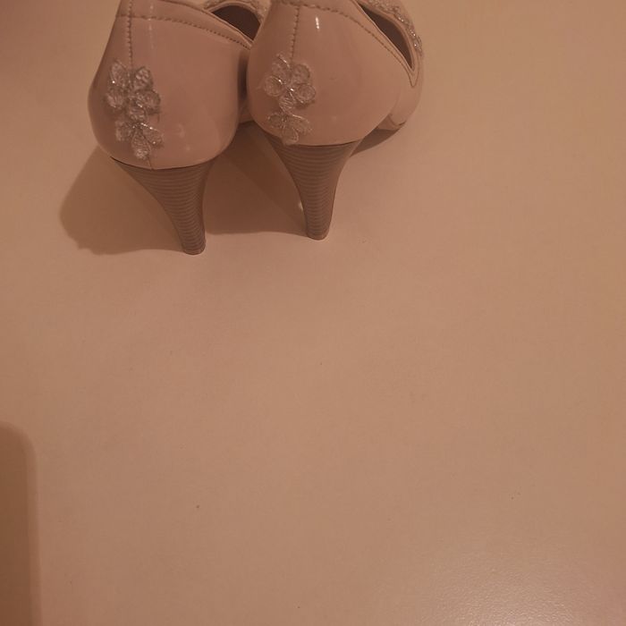 Pantofi mireasa roz pudra superbi preț redus