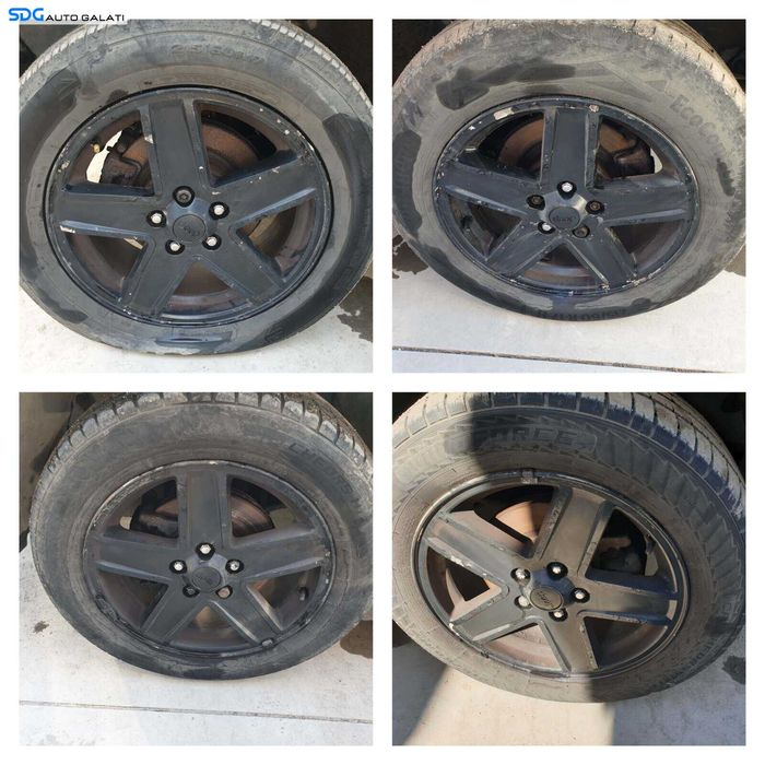 Set 4 Jante Janta Roata Roti Aliaj 215 60 17 R17 cu Anvelope Vara 5x114.3 CB 67.1 Kia Soul 2009 - 2016 (anvelope vara dot 2021/2023) [Q1721]