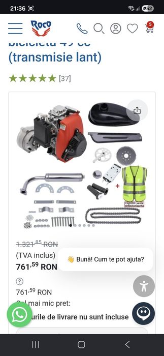 Vand sau schimb bicicelta cu motor in 4t