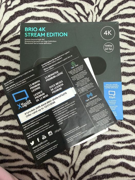 Camera Logitech brio 4k
