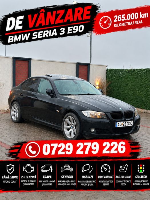 Vând  BMW E90  Seria 3 lci senzori navi trapa etc