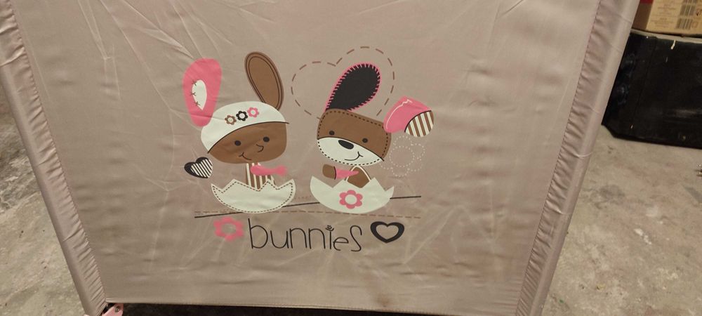Сгъваема кошара Lorelli Nаnny 2 Plus , Beige Bunnies