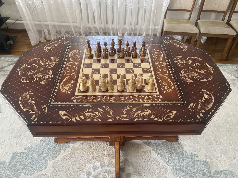 Шахматы нарды стол 2в1