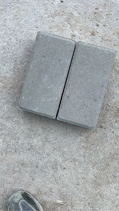 Вибропрессованная (пресованная) брусчатка Кирпичик 20х10х6 см