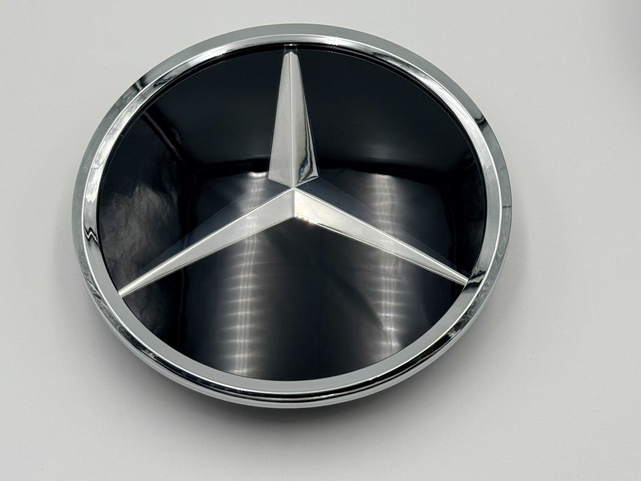 Emblema Compatibila Mercedes W204 sticla crom/negru distronic c class