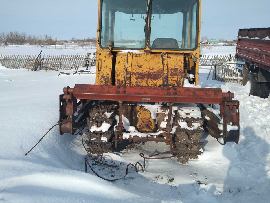 Трактор дт75 мехлопата