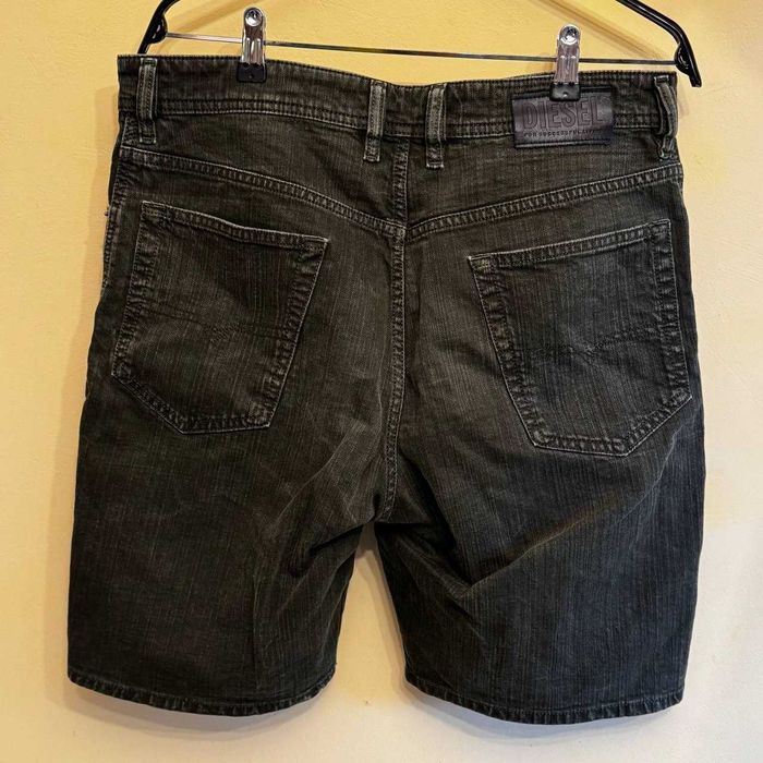 Pantaloni scurți Diesel, denim verde