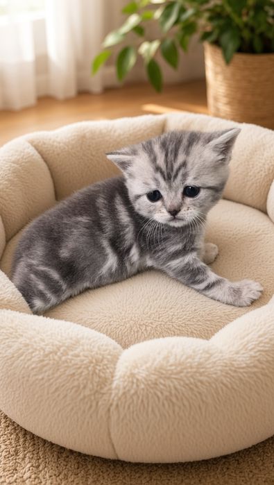 Котята шиншилла шотландские