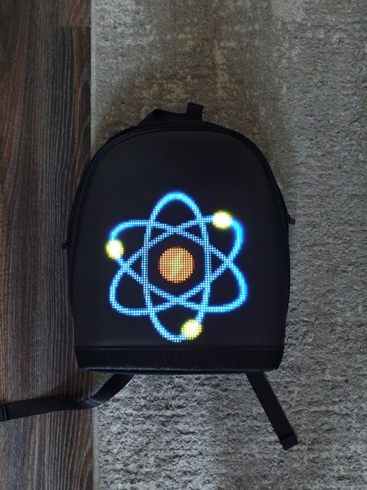 Led Рюкзак черный