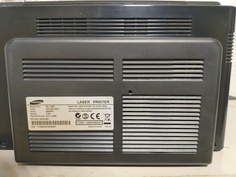 Принтер Ml-1640, черно-белая печать