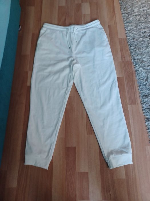Pantalon trening albi
