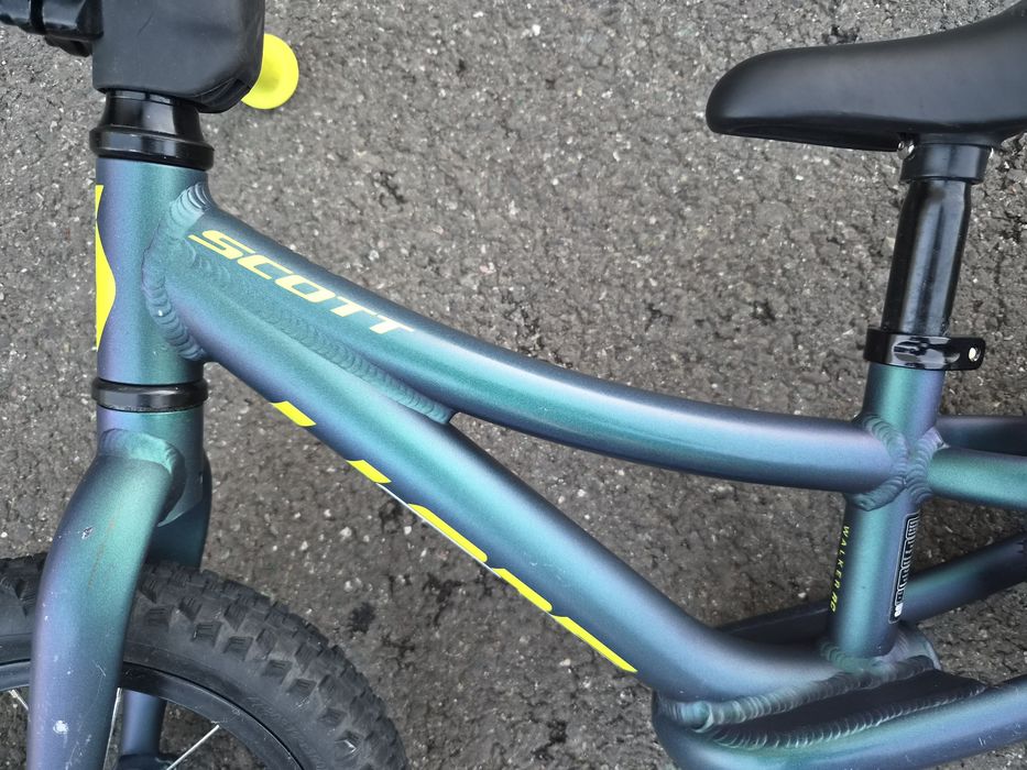 Bicicletă de echilibru copii SCOTT Walker RC 12" – stare excelentă
