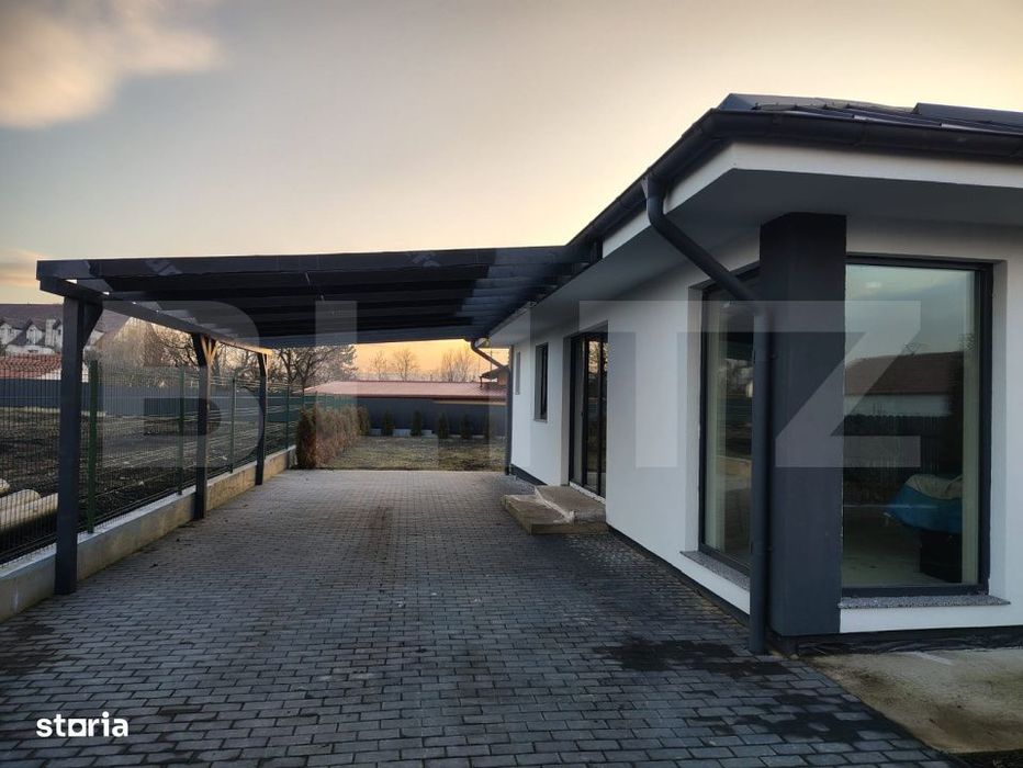 Casa semifinisata individuala 120 mp utili, teren 805 mp, Tureni