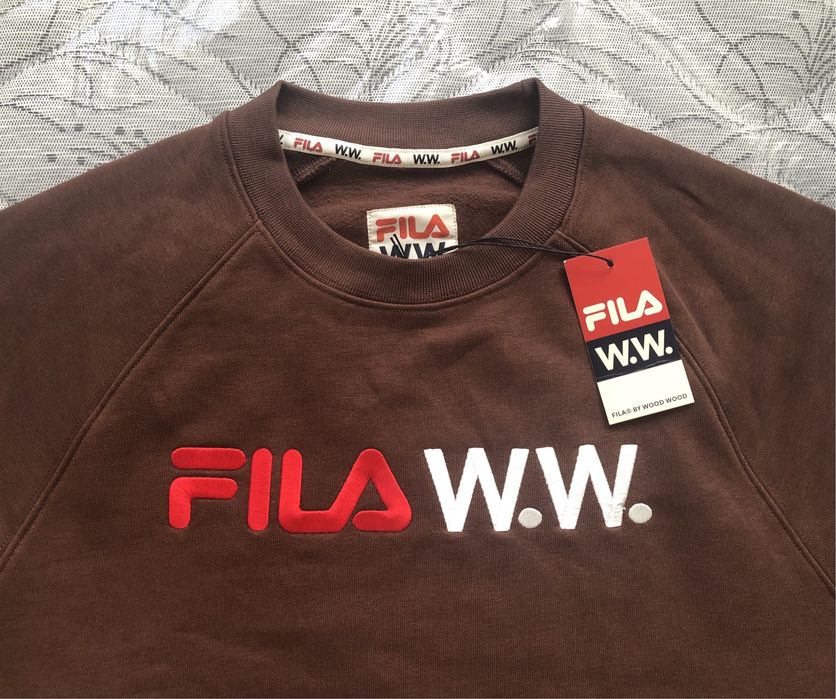 FILA X Wood Wood Arthur Crew Sweat ОРИГИНАЛЕН мъжки суичър/блуза - M-L