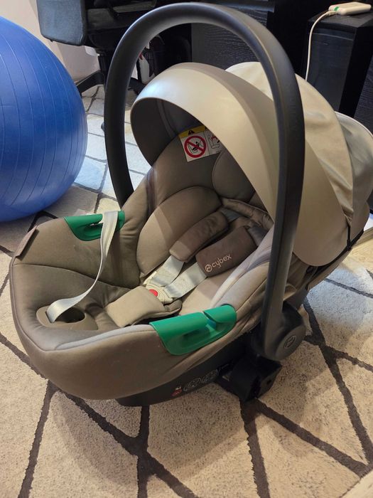 Scoica Cybex Gold Cloud lava grey cu baza isofix