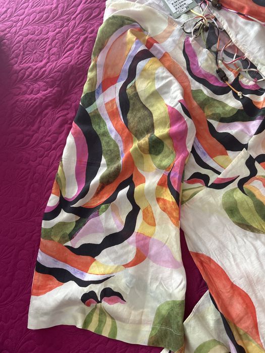 Superba rochie de vara H&M snururi si fente - XL