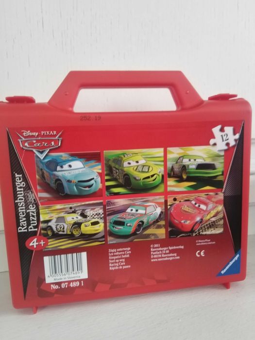 Puzzle Cuburi Lightning McQueen Cars, 12 Piese NOU