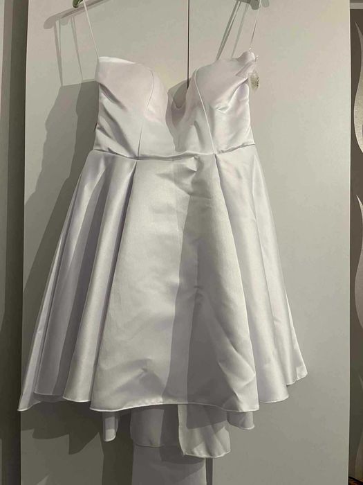 Rochita scurta alba baby doll  CUNUNIE/NUNTA