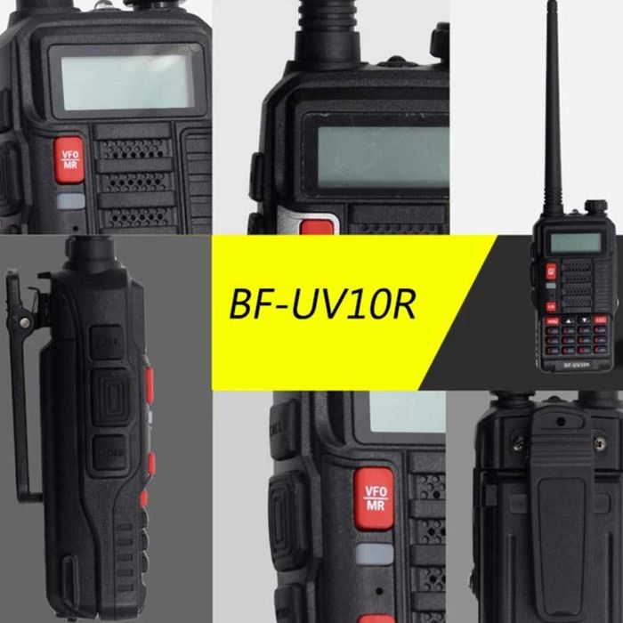 Мощна Радиостанция Baofeng BF UV10R 10W Walkie Talkie VHF UHF Transceiver