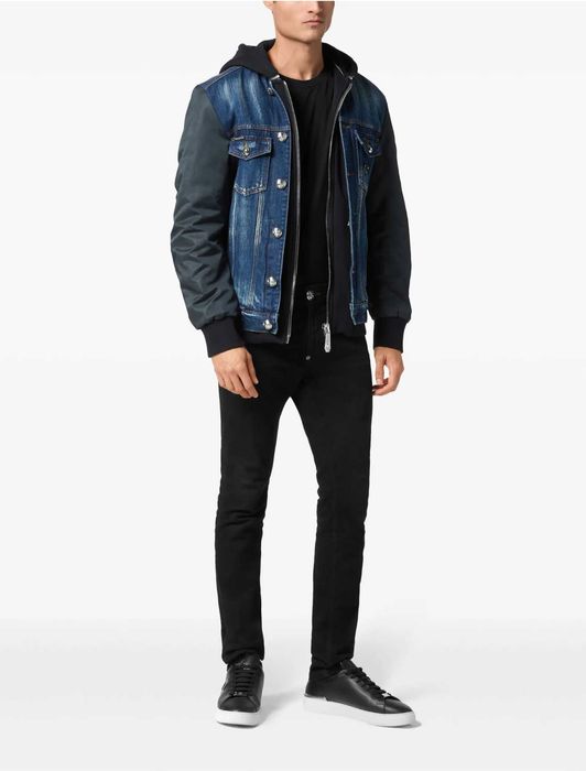 PHILIPP PLEIN оригинално ново дънково яке XXL