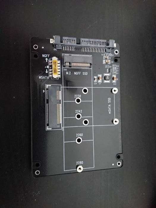 Преходник SSD M2/MSATA към SATA 3.0