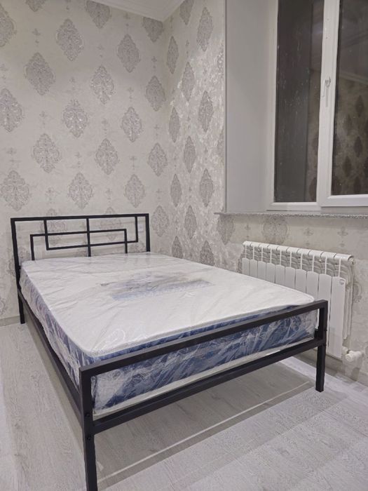 Металлическая полторашка кровать ( АЛИСА ) кровать полторашка