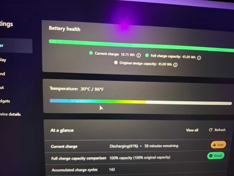 Laptop Ideapad 3-15ALC6 Baterie cu 100% sănătate