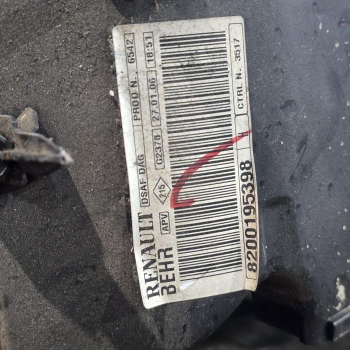 Carcasa aeroterma cu motoras Renault Master