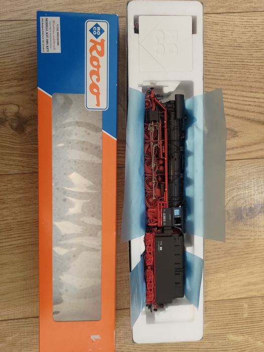 ROCO 63240 DR 44 0858-9 locomotivă cu abur H0 nouă în cutie