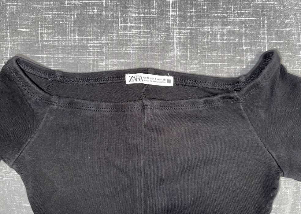 Черен домашен гащеризон Зара