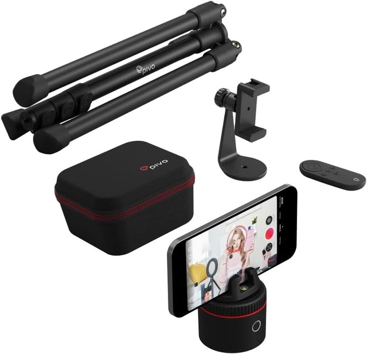 360° AI Стойка за Смартфон с Проследяване, Личен Оператор Pivo Pod