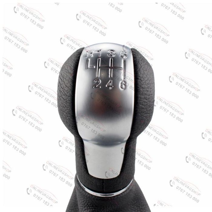 Nuca piele cu manson schimbator 5-6 viteze Seat Leon 1P, Altea, Toledo