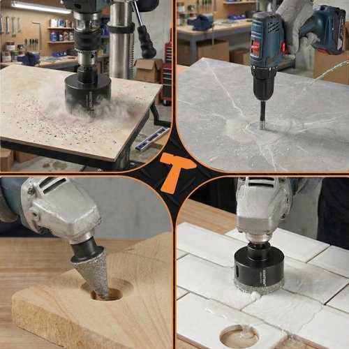 Диамантени Боркорони за Плочки Фаянс Теракот Гранитогрес Бетон Камък