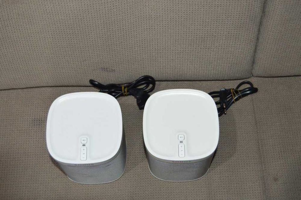 Pereche Boxe Inteligente Sonos Play:1 (Stereo Pair / Multiroom, Wi-Fi, Ethernet, Albe)