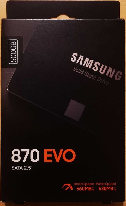 Нов SAMSUNG Solid State Drive (SSD) 870 EVO 500 GB 2.5" SATA 3