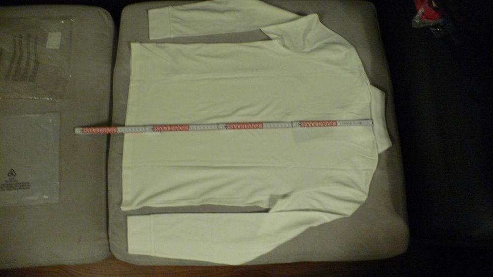 НОВ: BOSS поло фланелка д.ръкав.S(46).Бял.Други: ArmaniJeans;FredPerry