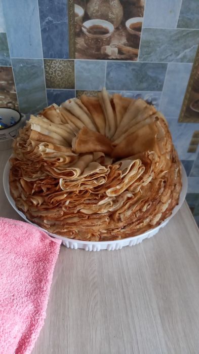 Блинчики...Блинный торт.