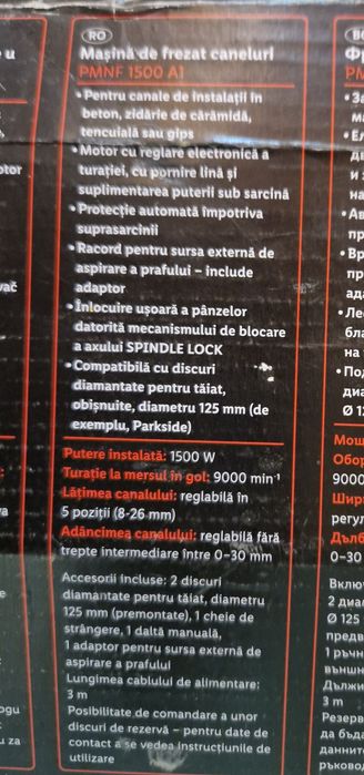 Mașină de canelat/ frezat caneluri