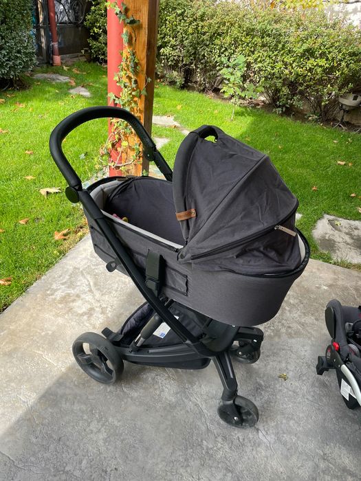 Бебешка комбинирана 3 в 1 количка, Chipolino Електра, сива,