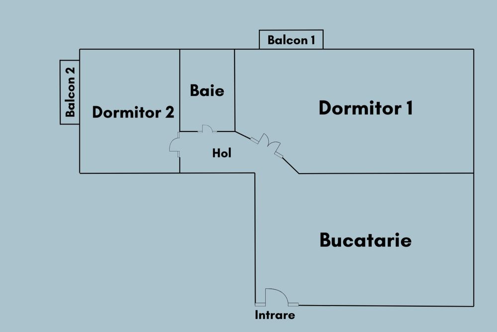 Vând apartament 2 camere