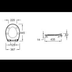 Капак + седалка за тоалетна (Soft Close) – KOHLER